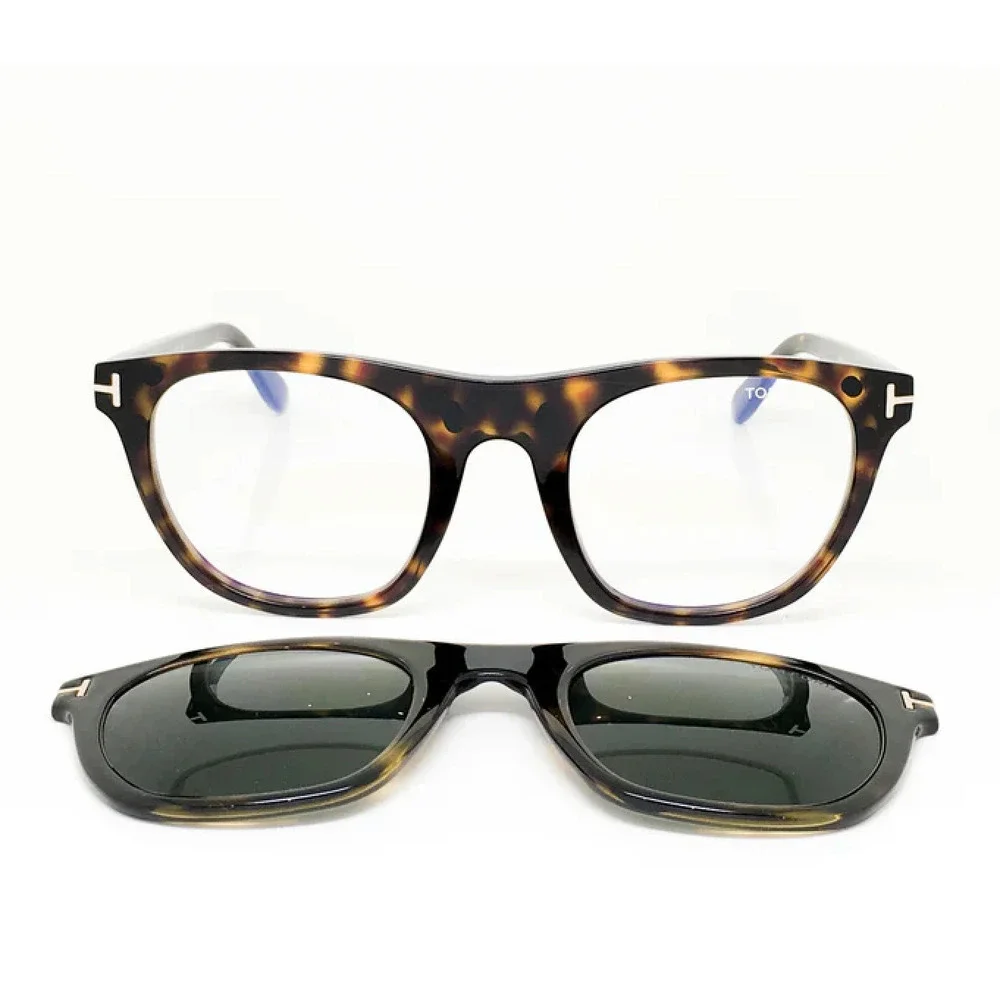 Tom Ford FT5895B Eyeglasses Havana Acetate Square